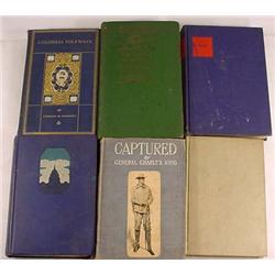 LOT OF 6 VINTAGE HARDCOVER BOOKS - Incl. Captured 