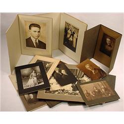 LOT OF VINTAGE PHOTOS - INCL. MOUNTED - Incl. Wedd