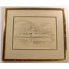 Image 1 : PENCIL DRAWING OF A SHIP - SIGNED EDWARD GOODALL -
