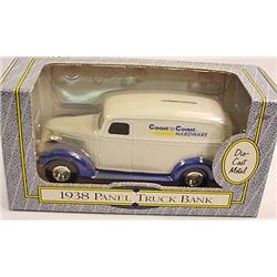 ERTL 1938 PANEL TRUCK BANK IN ORIG. BOX - COAST TO