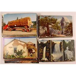 LOT OF APPROX. 100 VINTAGE POSTCARDS - Incl. Loggi