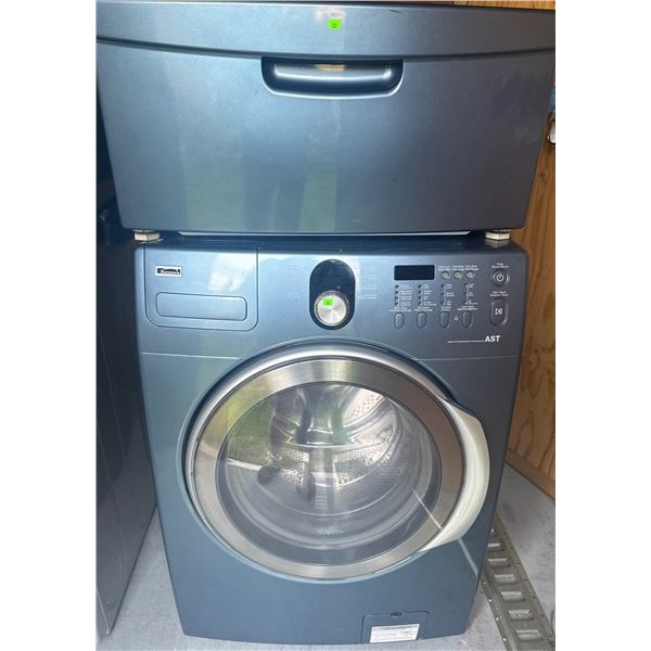 Kenmore Front Load Washing Machine with Pedestal Drawer