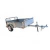 Image 1 : Single-Axle Utility Trailer with Rear Ramp