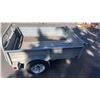 Image 9 : Single-Axle Utility Trailer with Rear Ramp