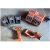 Image 2 : RIDGID Cordless Impact Driver, Work Light, Charger, and 3 Batteries