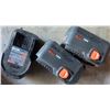 Image 4 : RIDGID Cordless Impact Driver, Work Light, Charger, and 3 Batteries