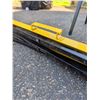 Image 6 : 3 Folding Metal Sawhorses with Yellow Tops