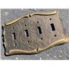 Image 3 : Decorative Brass Switch and Outlet Cover Plates
