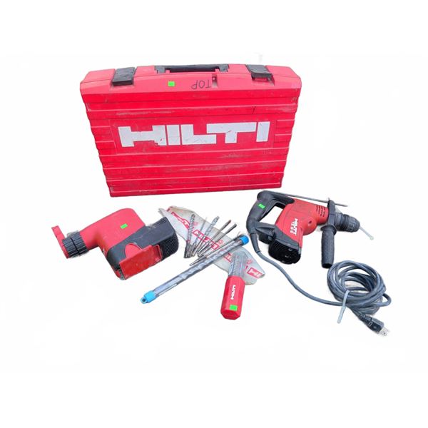 Hilti TE 6-C Rotary Hammer Drill Set with Bits and Dust Extractor