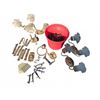 Image 1 : Vintage Brass Hardware and Light Fixtures Lot