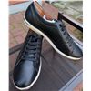 Image 6 : New Metal Mesh 3-Tier Shoe Rack w/ 2 New Pairs of Men's Shoes