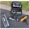 Image 2 : Rockwell, DeWalt, and Tool Lot Including Grease Gun and Tile Cutter