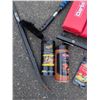 Image 3 : Automotive Tool and Accessory Lot with Creeper and Jack Stands