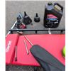 Image 6 : Automotive Tool and Accessory Lot with Creeper and Jack Stands