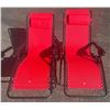 Image 1 : London Drugs Zero Gravity Chairs Red