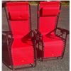 Image 2 : London Drugs Zero Gravity Chairs Red
