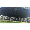 Image 3 : Round Metal Frame Outdoor Trampoline with Black Jumping Mat