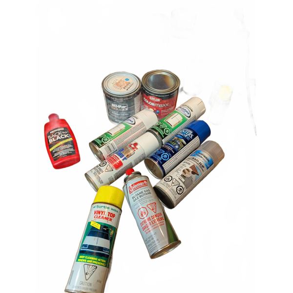 Automotive and Household Aerosol Sprays and Cleaners