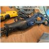 Image 7 : Power Tool Lot: DEWALT Circular Saw, Angle Grinder, Reciprocating Saw, Accessories