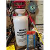 Image 4 : Workshop Tools and Hardware Lot Including Sprayer and Shop Blower