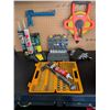 Image 2 : Hand Tools Lot Including Maximum Hammer, Stanley Wrenches, and Lufkin Tape