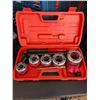 Image 3 : Ryobi Drill Bit Set with Red Pipe Threading Kit in Cases