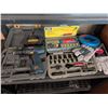 Image 2 : Ryobi 6.0V Cordless Drill, Dewalt Bit Set, and Mixed Hand Tools