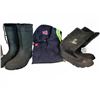 Image 1 : Workwear: Onguard Protective Steel Toe Boots, Unmarked Rubber Boots, and Nomad Pro Hi-Vis Coveralls