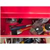 Image 9 : Mastercraft Tool Chest With Jobmate Top Box, Red, Multiple Drawers, Various Tools
