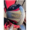 Image 5 : Golf Club Set with Red Bag, Callaway RAZR, TaylorMade, Catapult Clubs, Accessories
