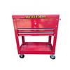 Image 1 : Red Metal Tool Chest on Casters with Drawers and Contents