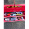 Image 3 : Red Metal Tool Chest on Casters with Drawers and Contents