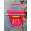 Image 5 : Red Metal Tool Chest on Casters with Drawers and Contents