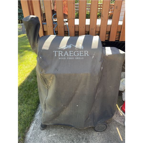 Traeger Wood Fired Grill D2 WiFIRE Pellet Smoker With Cover