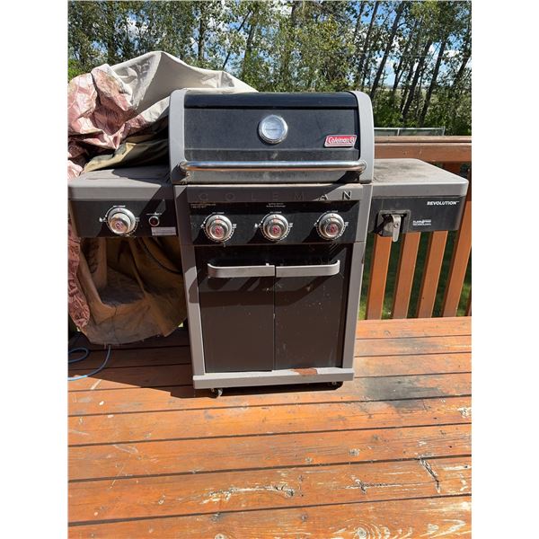 Coleman Revolution Propane Gas Grill with Side Burner