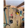 Image 4 : Shed Contents Including Rake, Garden Tools, Hand Tools, and Accessories