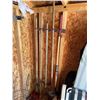 Image 8 : Shed Contents Including Rake, Garden Tools, Hand Tools, and Accessories