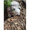 Image 1 : Ceramic Turtle Garden Figurine with Painted Shell