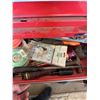 Image 4 : Stack-On Red Metal Tool Chest With Assorted Hand Tools