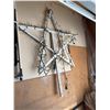 Image 1 : Large Wooden Star Frame with Mounted String Lights