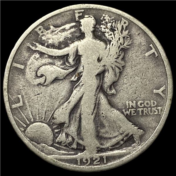 1921 Walking Liberty Half Dollar NEARLY  UNCIRCULATED