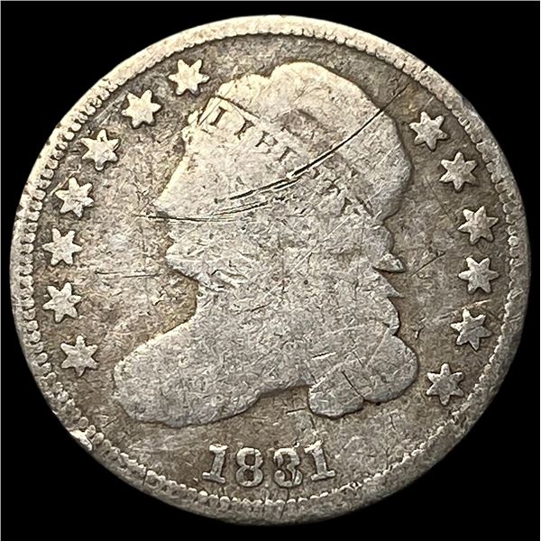 1831 Silver Capped Bust Dime NICELY  CIRCULATED