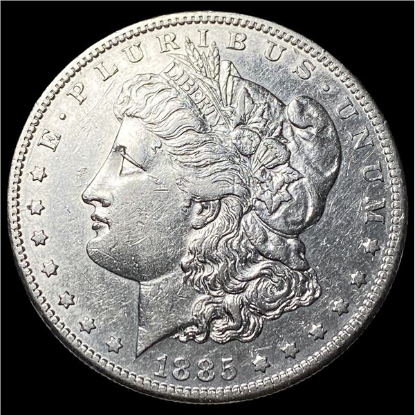 1885-S Silver Morgan Dollar CHOICE AU