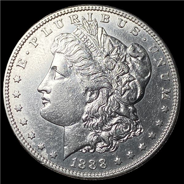 1888-S Silver Morgan Dollar CHOICE AU
