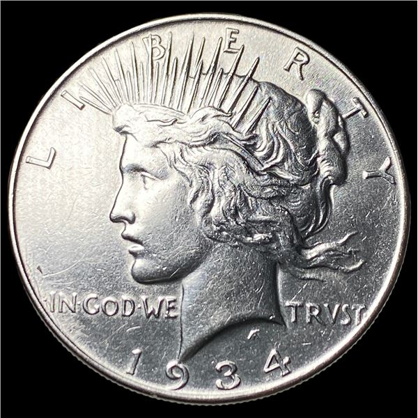 1934 Silver Peace Dollar CHOICE BU