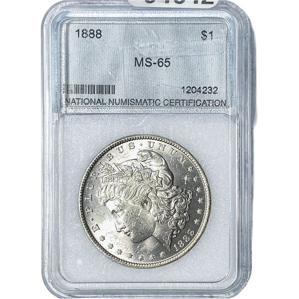 1888 Morgan Silver Dollar NNC MS65