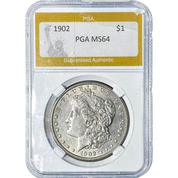1902 Morgan Silver Dollar PGA MS64