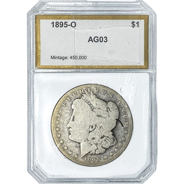 1895-O Morgan Silver Dollar PCI AG03