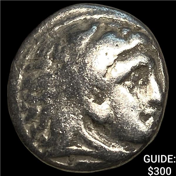 Macedonian Kingdom Alexander III Type Silver Drachm NEARLY UNCIRCULATED