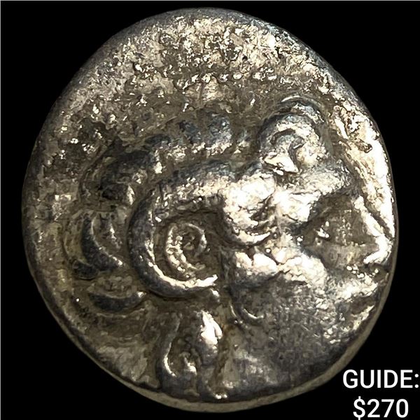 Daidochi Kingdoms Lysimachus I 306-281 BC Silver Drachm NEARLY UNCIRCULATED